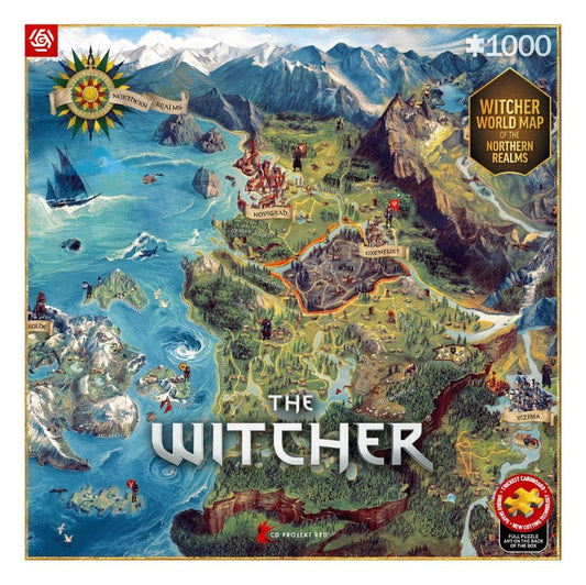 The Witcher Puzzle The Northern Realms Map (1000 Teile) - Preorder - ETA: 25.11.2026