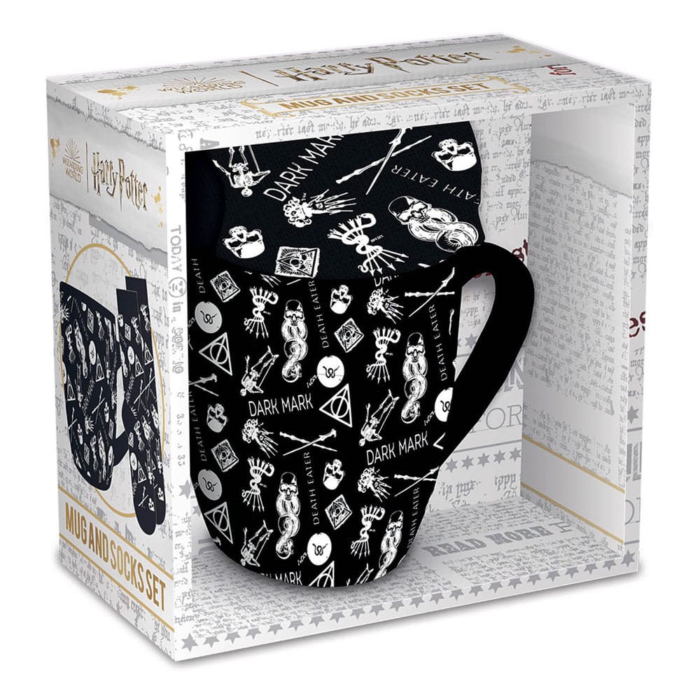 Harry Potter Set Tasse und Socken  - Versand: 5-7 Tage nach Bestellung