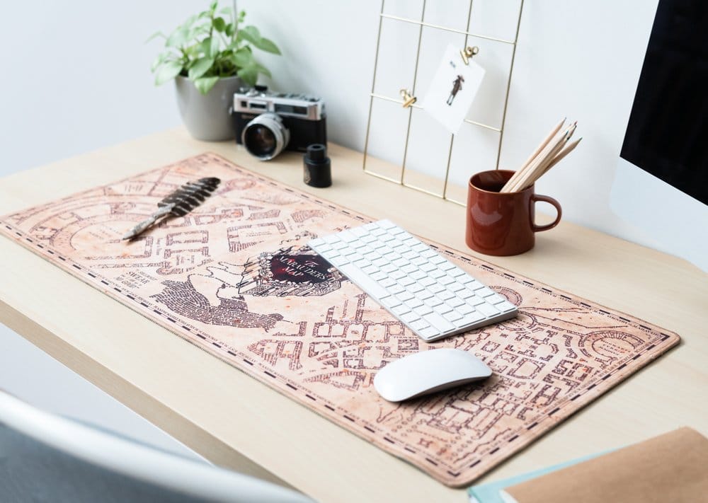 Harry Potter XL Mauspad Karte des Rumtreibers 80 x 35 cm - Versand: 7 Tage nach Bestellung