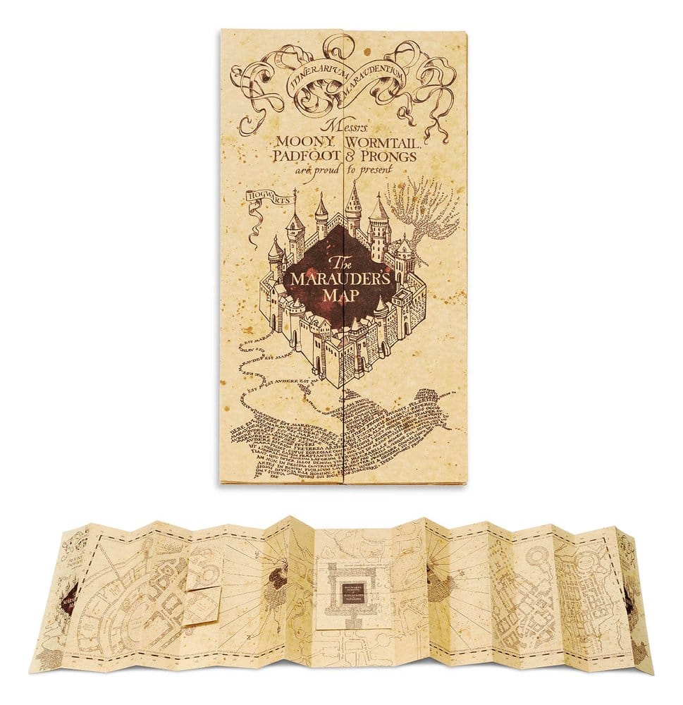 Harry Potter Karte Karte des Rumtreibers 18 cm - Versand: 7 Tage nach Bestellung