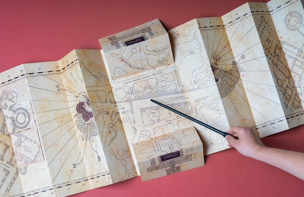 Harry Potter Karte Karte des Rumtreibers 18 cm - Versand: 7 Tage nach Bestellung