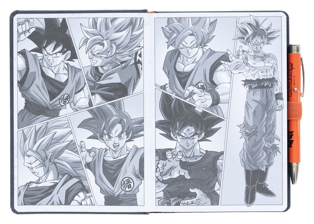 Dragon Ball Premium Notizbuch A5 mit Projektorstift Super Goku - Versand: 7 Tage nach Bestellung