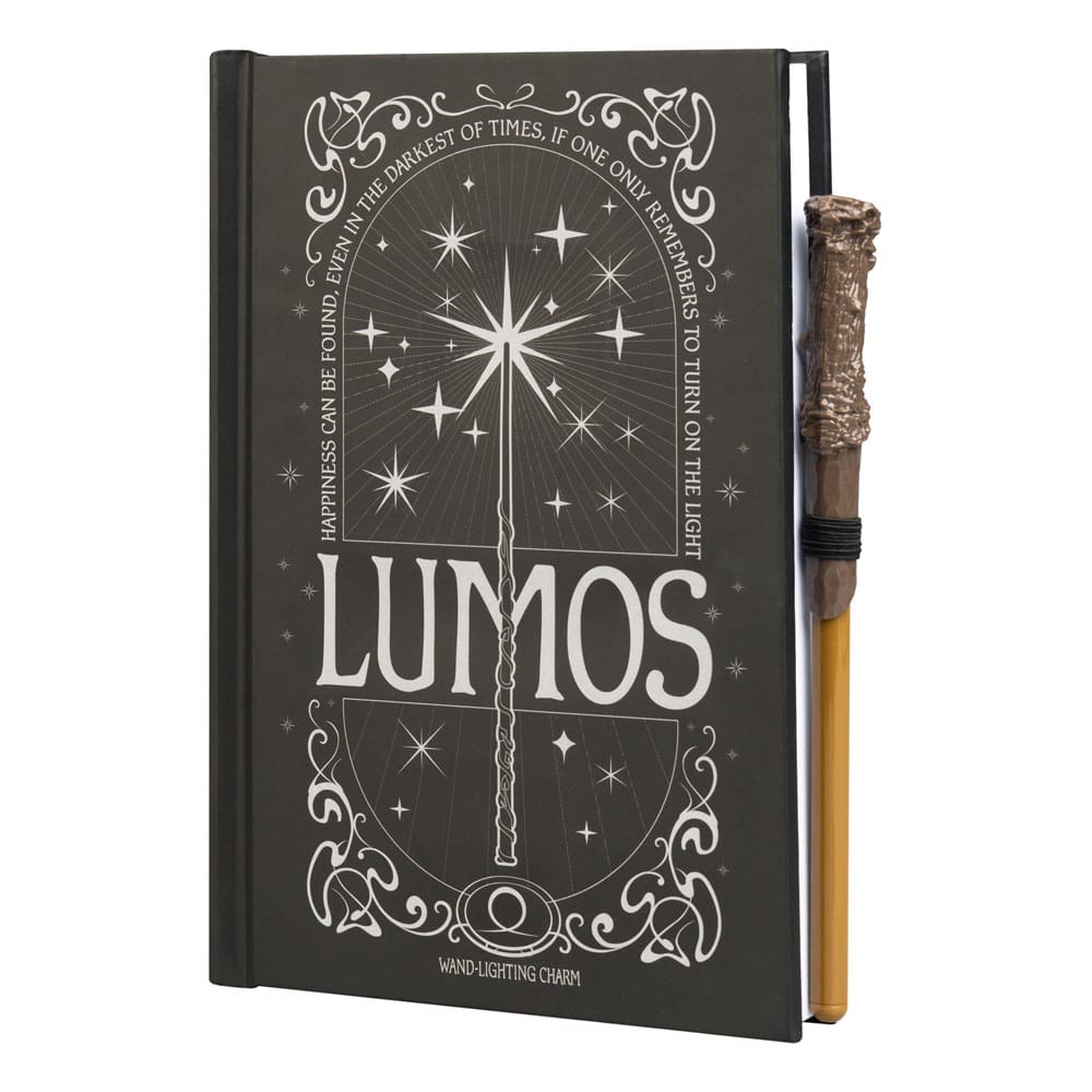 Harry Potter Premium Notizbuch A5 mit Licht Lumos Maxima - Versand: 7 Tage nach Bestellung
