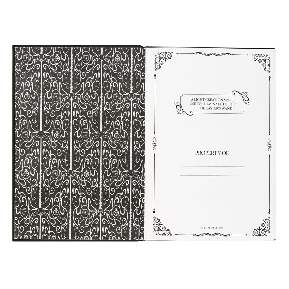 Harry Potter Premium Notizbuch A5 mit Licht Lumos Maxima - Versand: 7 Tage nach Bestellung