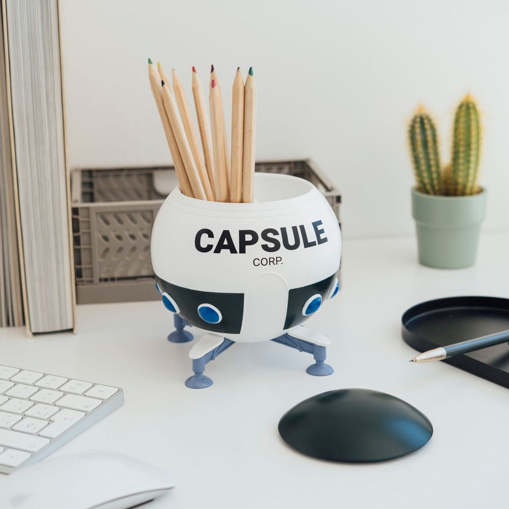 Dragon Ball Z Stiftehalter Raumschiff Capsule Corp - Versand: 7 Tage nach Bestellung