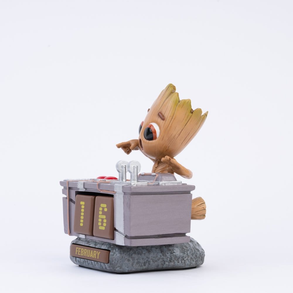 Marvel 3D Ewiger Kalender Groot Death Button 12 cm - Versand: 7 Tage nach Bestellung