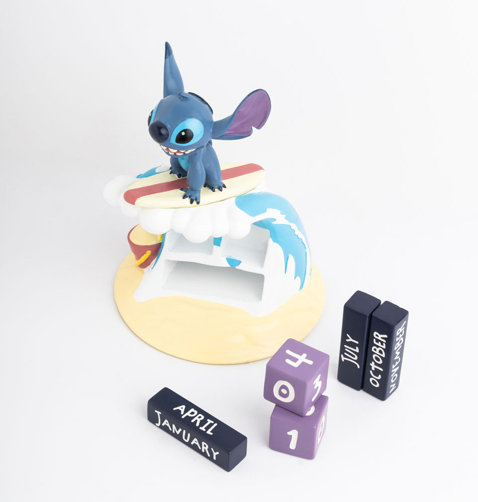Stitch 3D Ewiger Kalender Surfer - Versand: 7 Tage nach Bestellung