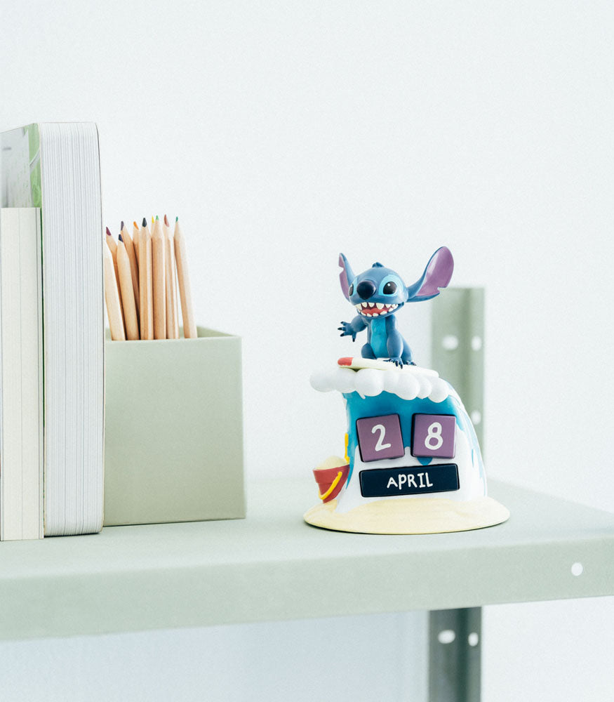 Stitch 3D Ewiger Kalender Surfer - Versand: 7 Tage nach Bestellung