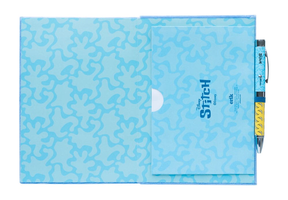 Stitch Premium Plüsch Notizbuch A5 mit Stift Tropical - Versand: 7 Tage nach Bestellung