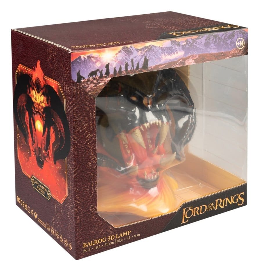 Herr der Ringe Lampe Balrog 19 cm - Preorder - ETA: 23.10.2026