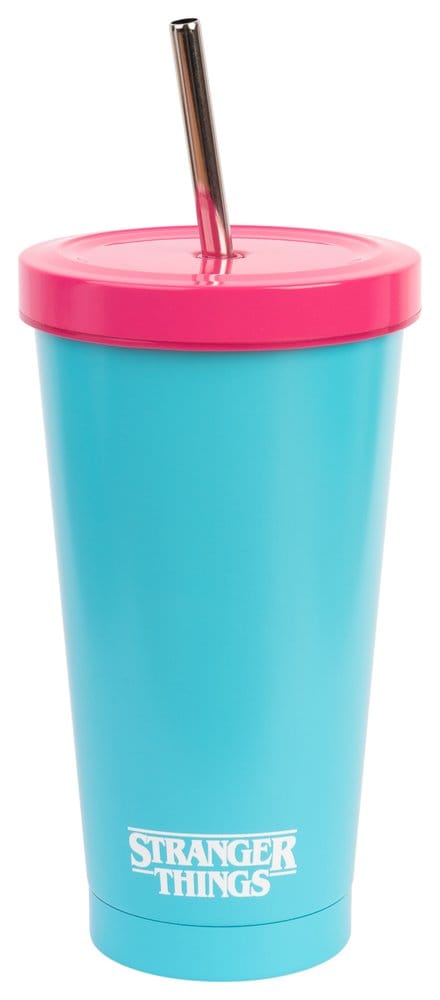 Stranger Things Becher mit Strohhalm Rink-O-Mania 550 ml - Preorder - ETA: 08.11.2026