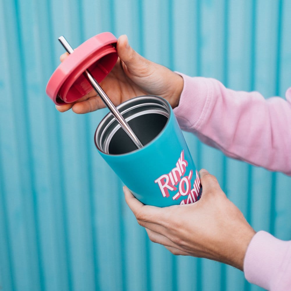 Stranger Things Becher mit Strohhalm Rink-O-Mania 550 ml - Preorder - ETA: 08.11.2026
