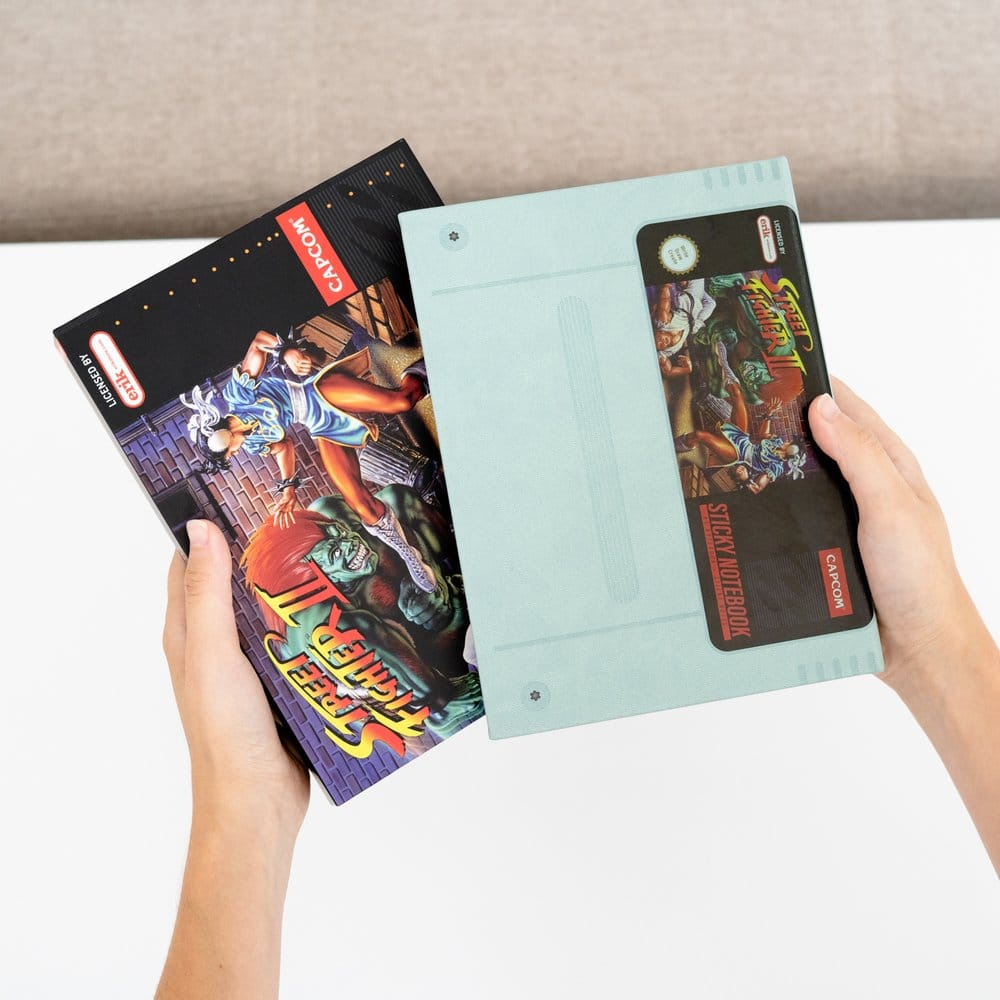 Street Fighter Premium Notizbuch mit Haftnotizen und Hülle A5  - Preorder - ETA: 27.07.2026