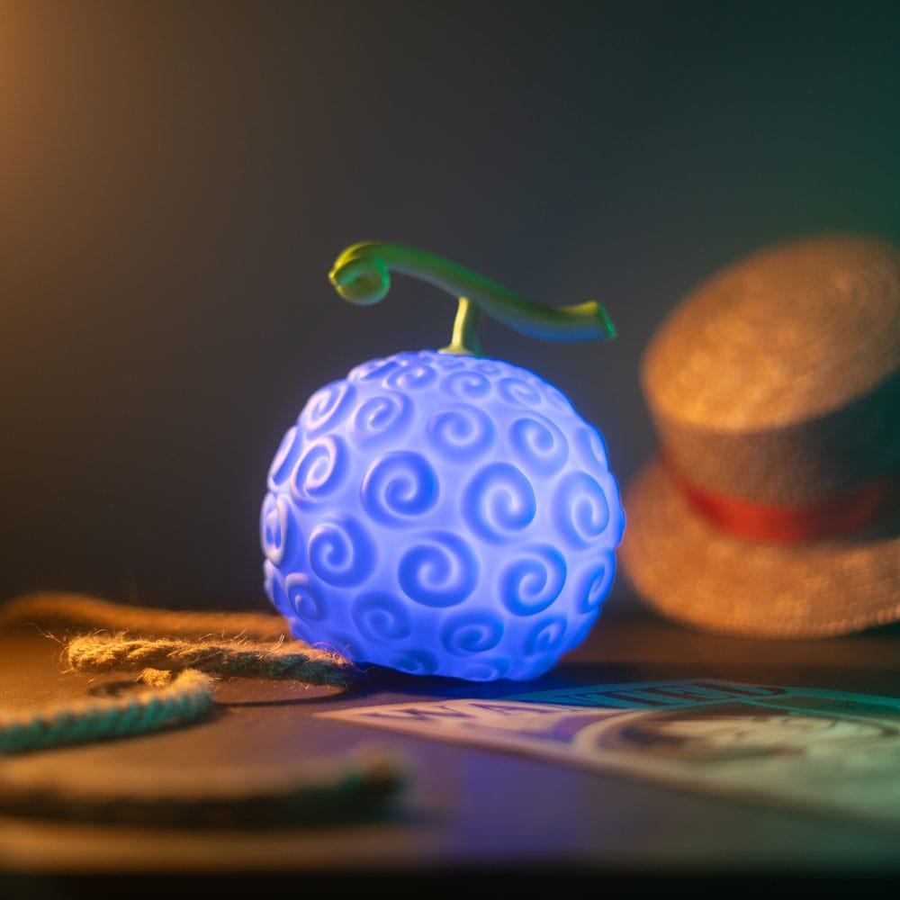 One Piece Lampe mit USB-C Gum-Gum Fruit - Versand: 7 Tage nach Bestellung