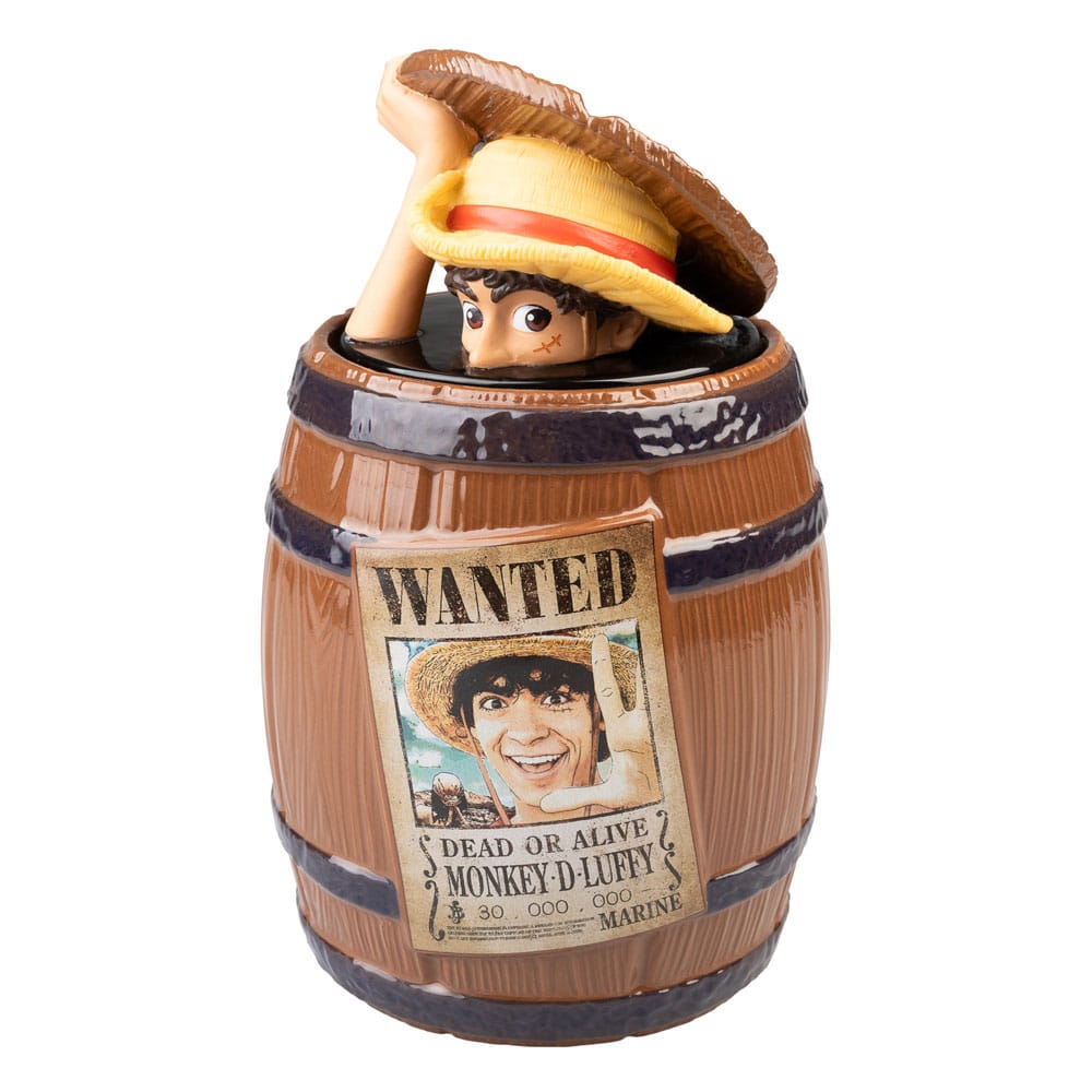 One Piece Keksdose Wanted Monkey D. Luffy - Versand: 7 Tage nach Bestellung