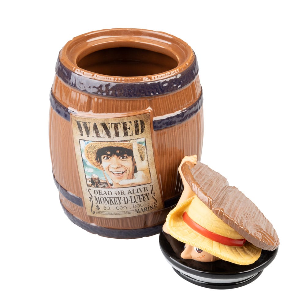 One Piece Keksdose Wanted Monkey D. Luffy - Versand: 7 Tage nach Bestellung
