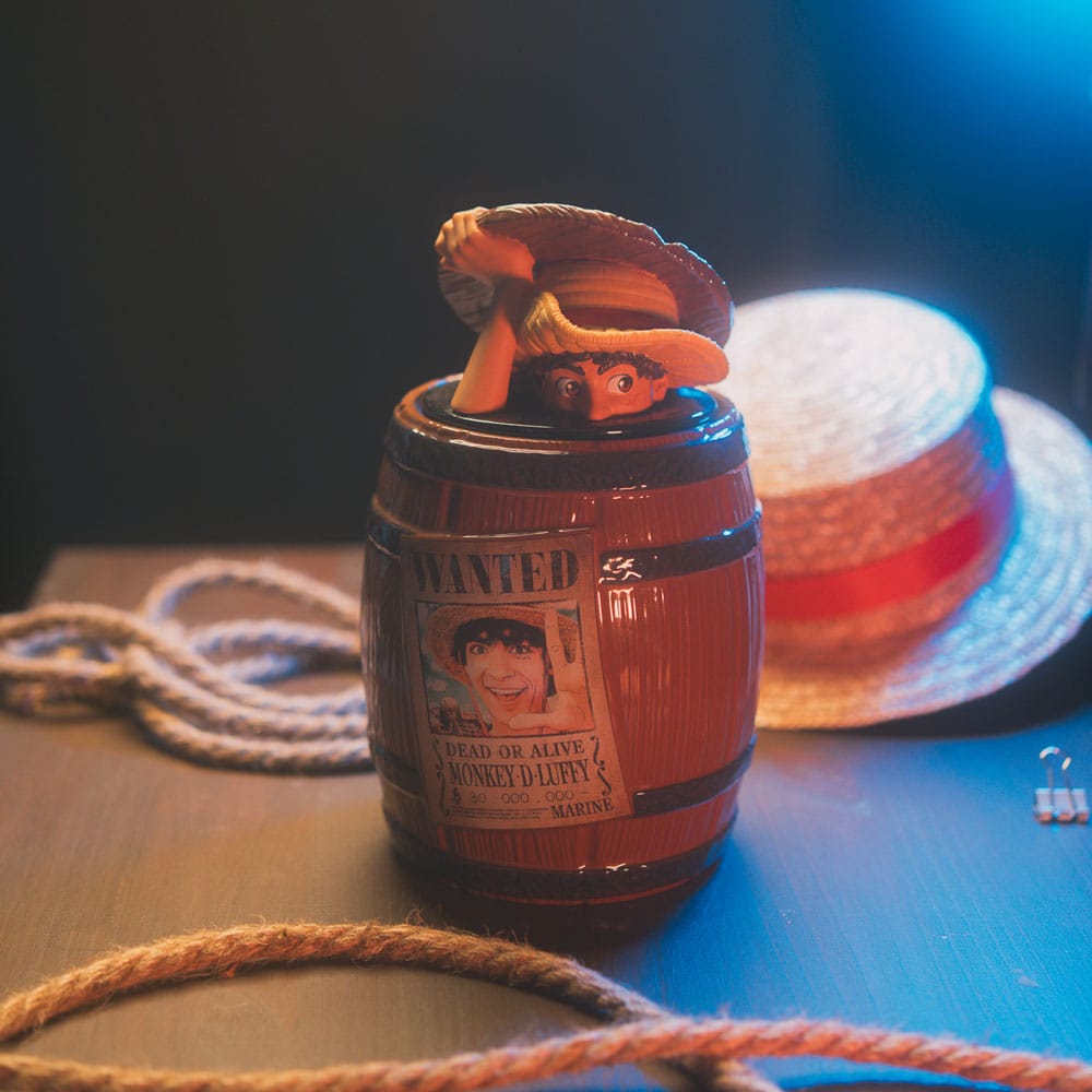 One Piece Keksdose Wanted Monkey D. Luffy - Versand: 7 Tage nach Bestellung