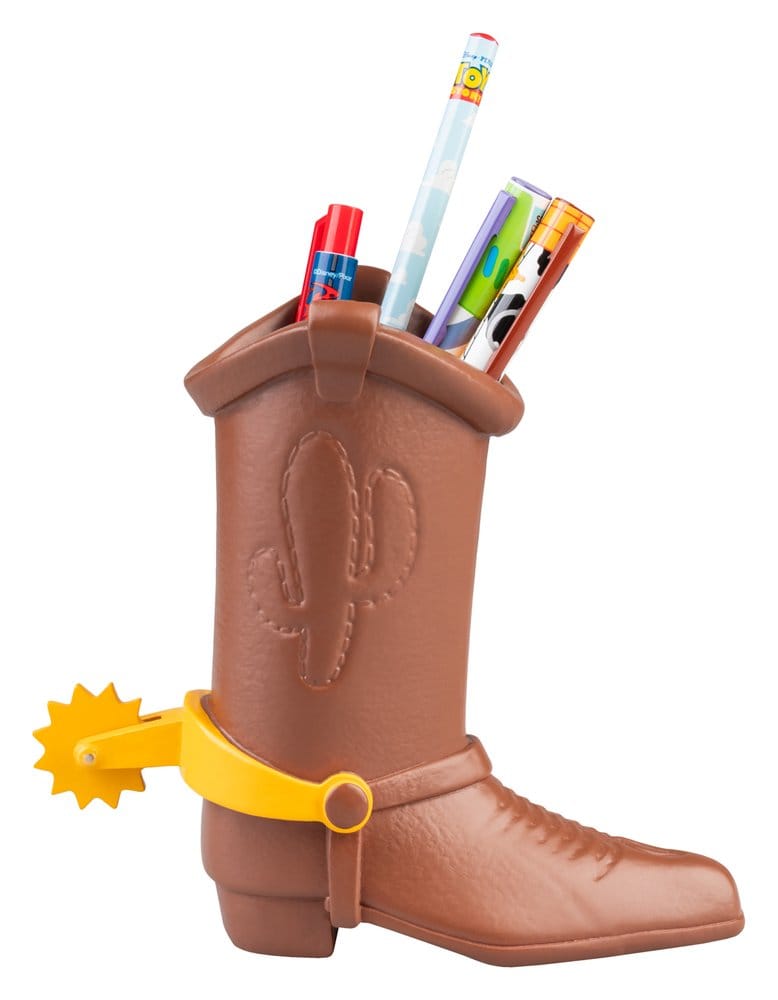 Disney Pixar Toy Story Stiftehalter mit Schreibwaren-Set Woodys Stiefel 16 cm - Preorder - ETA: 09.10.2026
