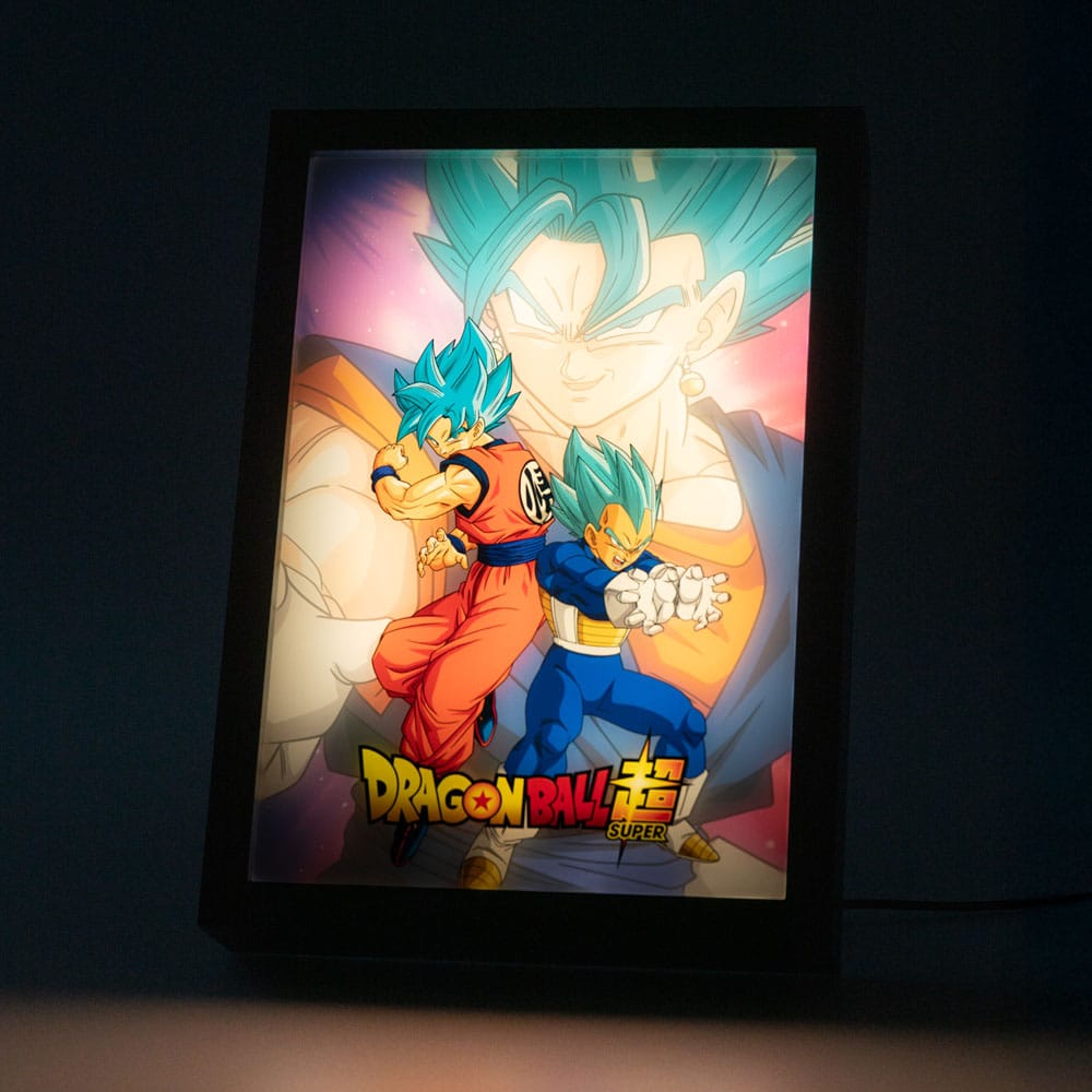 Dragon Ball Super LED-Druck mit Rahmen - Versand: 7 Tage nach Bestellung