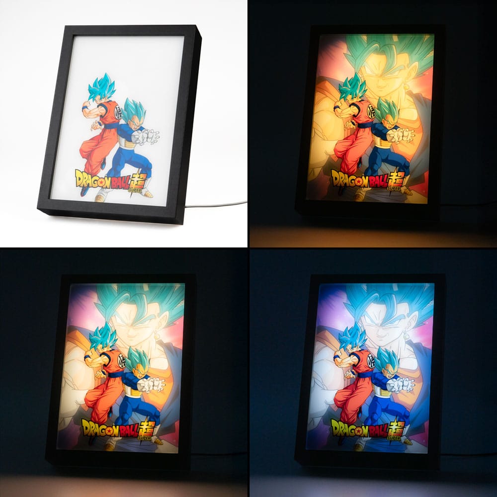 Dragon Ball Super LED-Druck mit Rahmen - Versand: 7 Tage nach Bestellung