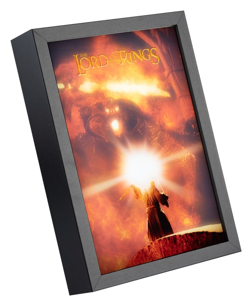 Der Herr der Ringe Gerahmtes LED-Panel 28 x 20 cm - Versand: 7 Tage nach Bestellung