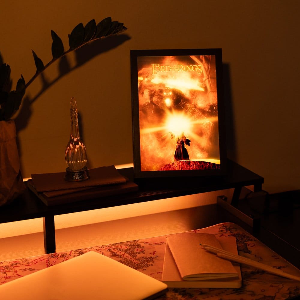 Der Herr der Ringe Gerahmtes LED-Panel 28 x 20 cm - Versand: 7 Tage nach Bestellung