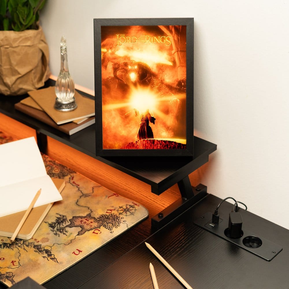 Der Herr der Ringe Gerahmtes LED-Panel 28 x 20 cm - Versand: 7 Tage nach Bestellung