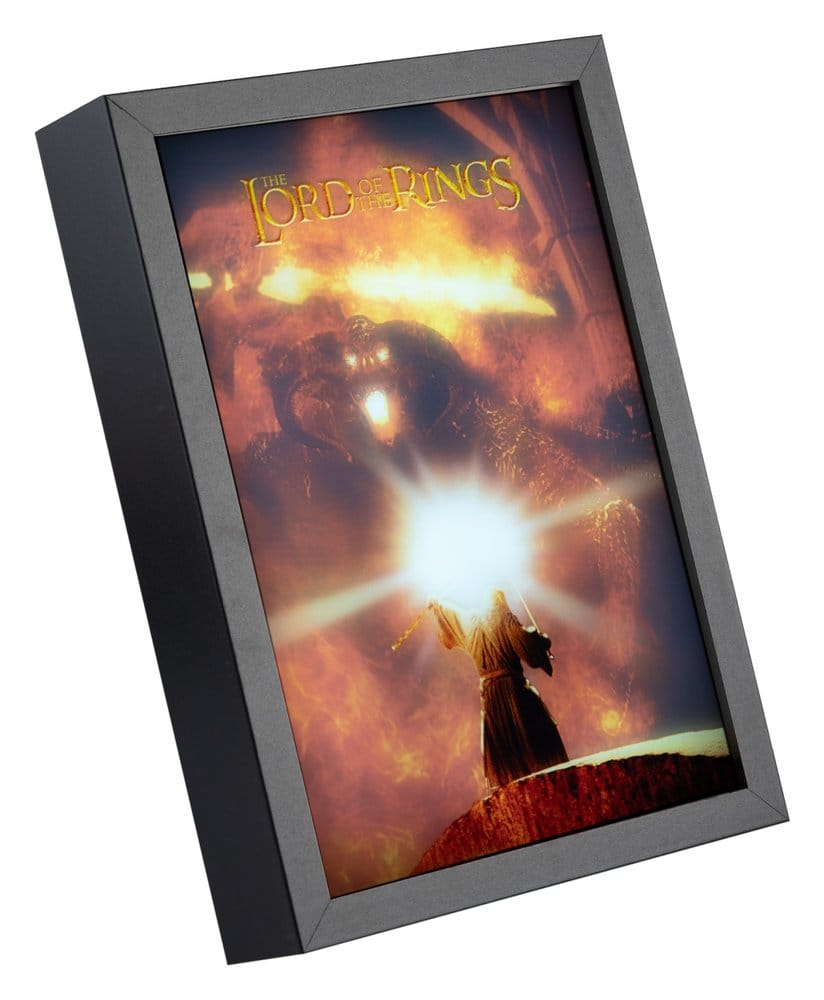 Der Herr der Ringe Gerahmtes LED-Panel 28 x 20 cm - Versand: 7 Tage nach Bestellung