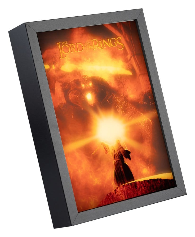 Der Herr der Ringe Gerahmtes LED-Panel 28 x 20 cm - Versand: 7 Tage nach Bestellung