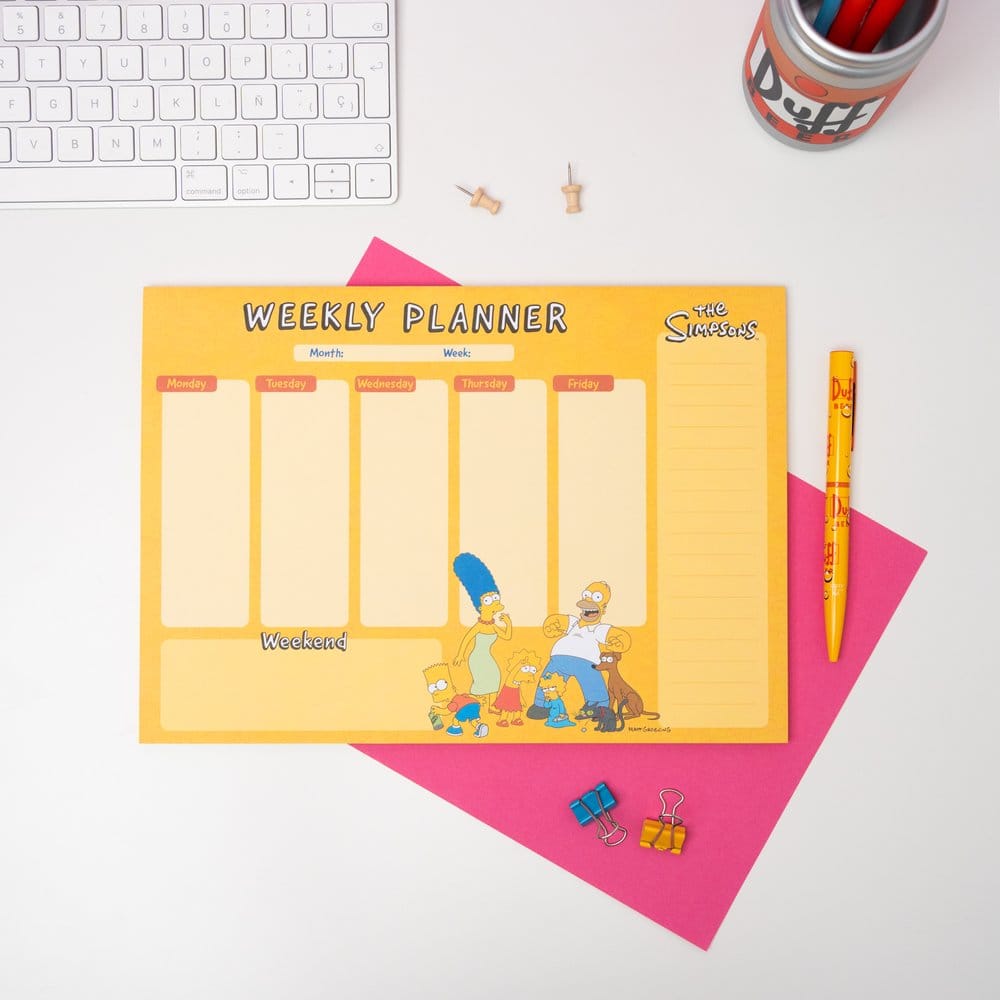 Die Simpsons Wochenplaner A4 - Preorder - ETA: 25.11.2026