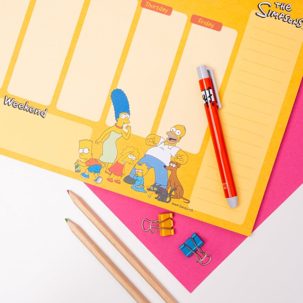 Die Simpsons Wochenplaner A4 - Preorder - ETA: 25.11.2026