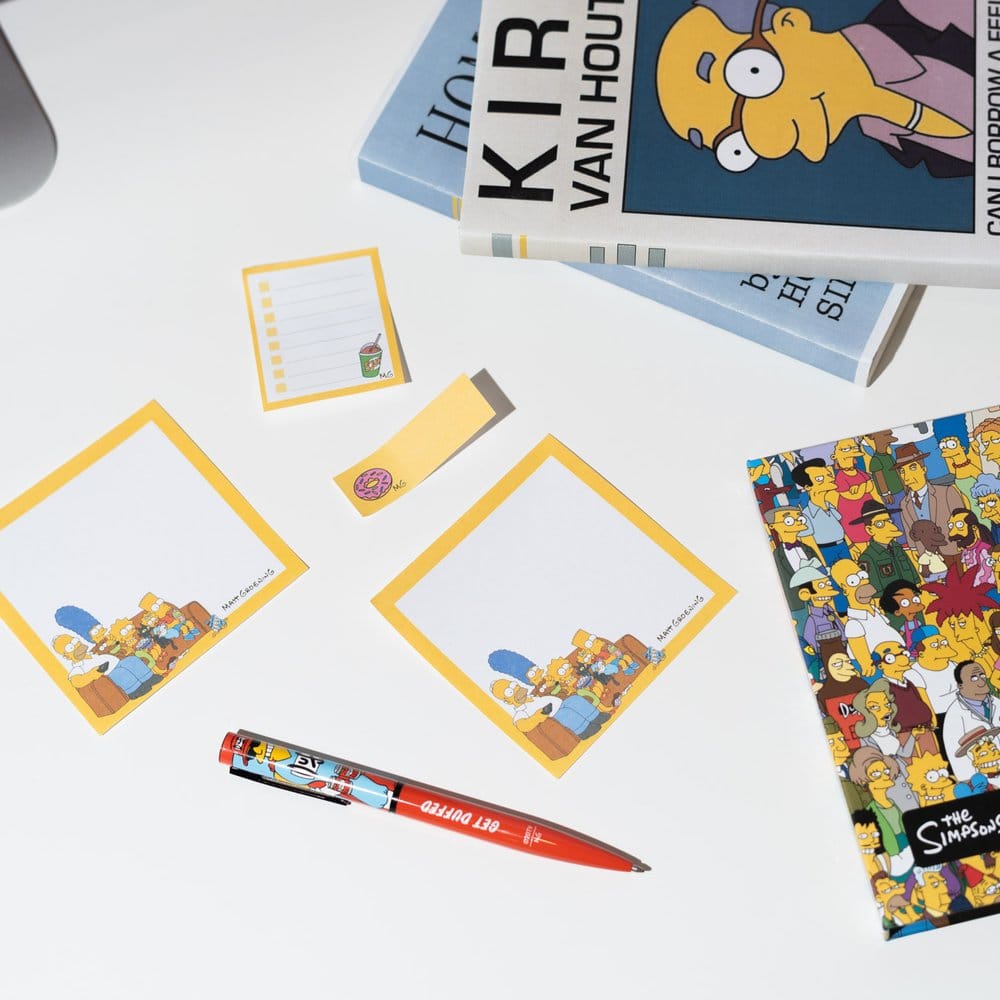 Die Simpsons Wochenplaner mit Haftnotizen 19 x 17 cm - Preorder - ETA: 25.11.2026