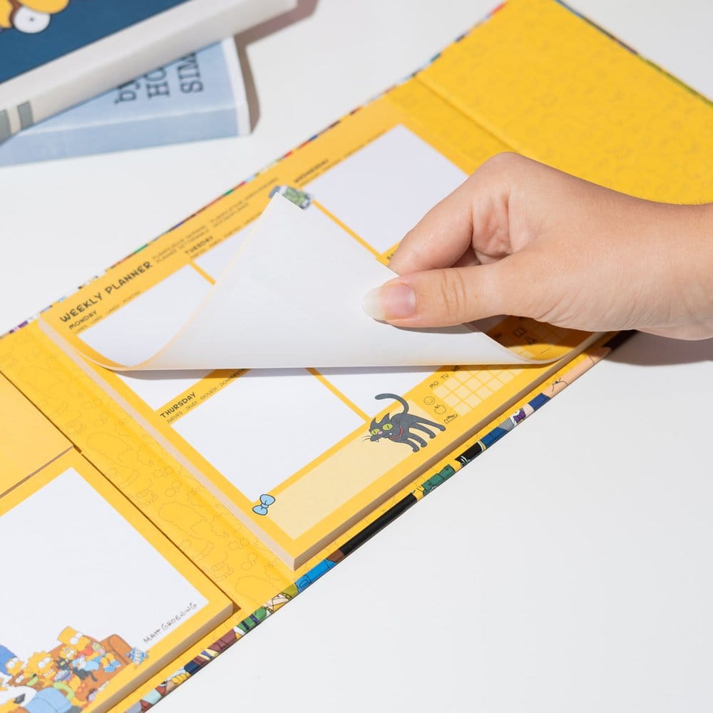 Die Simpsons Wochenplaner mit Haftnotizen 19 x 17 cm - Preorder - ETA: 25.11.2026