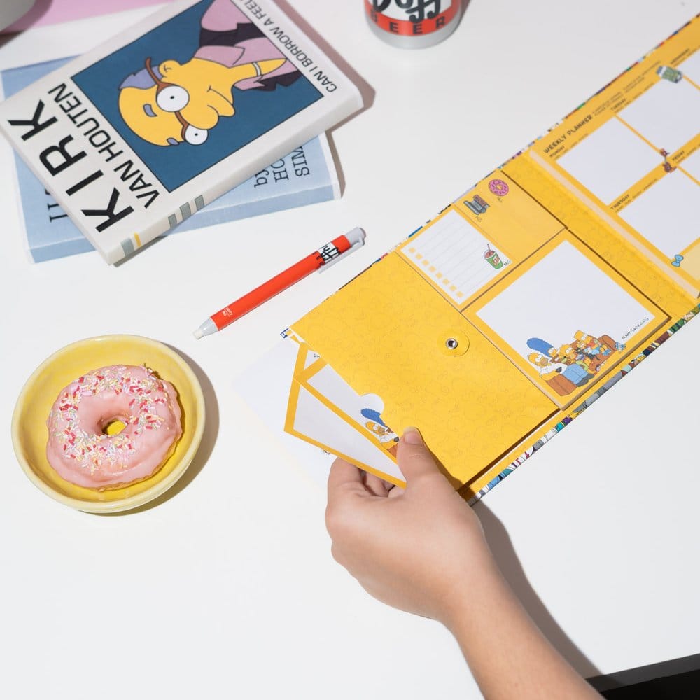 Die Simpsons Wochenplaner mit Haftnotizen 19 x 17 cm - Preorder - ETA: 25.11.2026