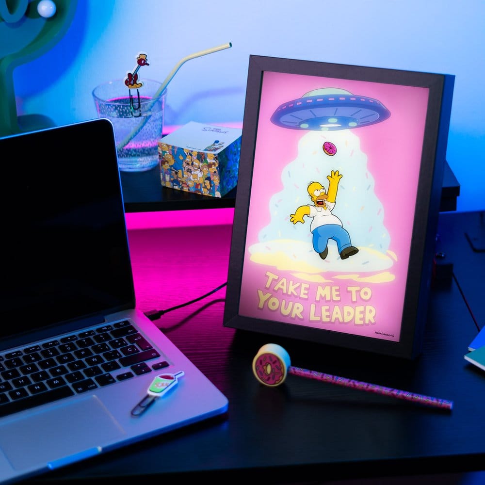 Die Simpsons Gerahmtes LED-Poster 20 x 28 cm - Preorder - ETA: 25.11.2026
