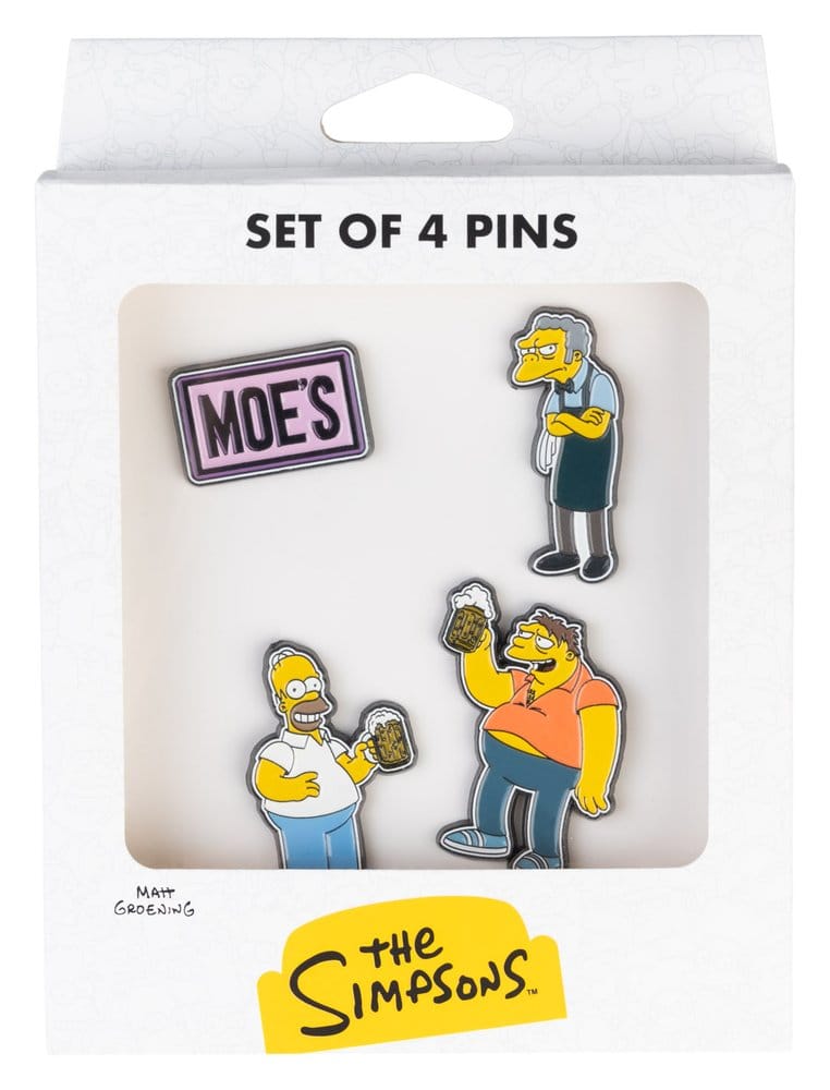 Die Simpsons Ansteck-Pins 4er Set Moe's Tavern - Preorder - ETA: 25.11.2026