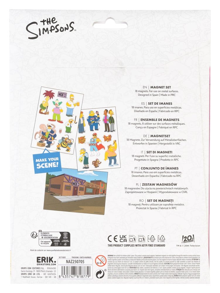 Die Simpsons Figuren Magnet Set Bürger - Preorder - ETA: 25.11.2026