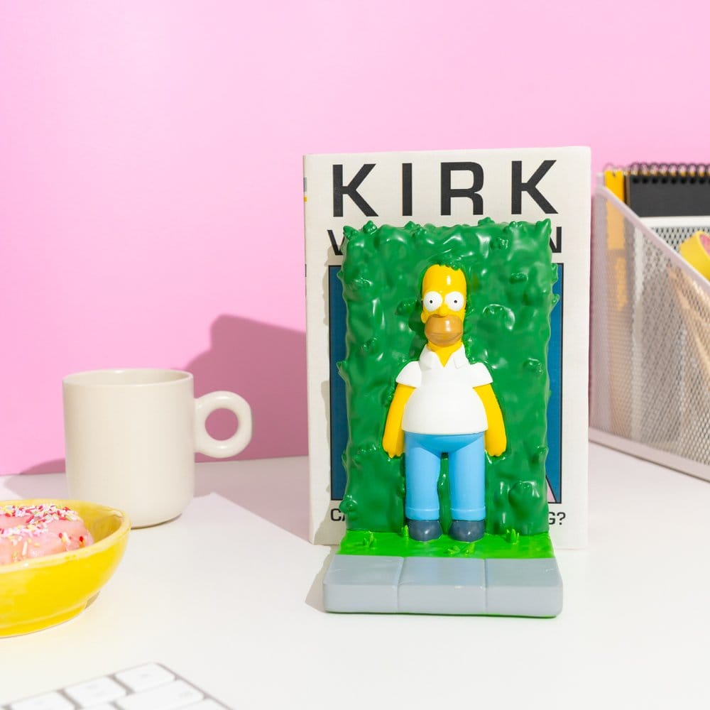 Die Simpsons  Buchstützen Homer Busch 17 cm  - Preorder - ETA: 26.10.2026