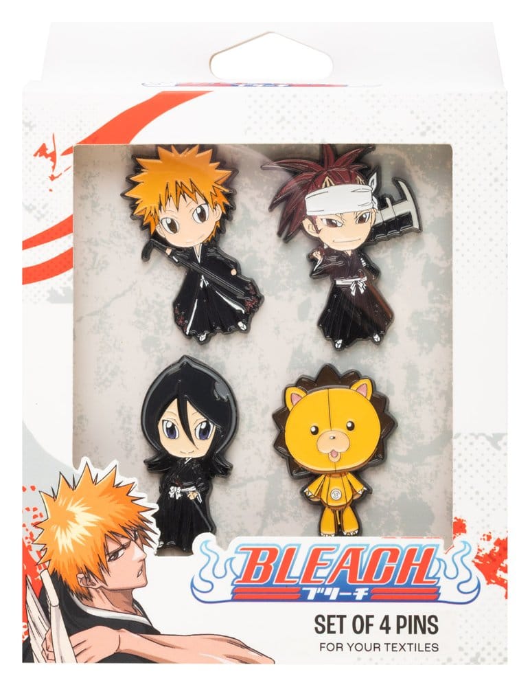Bleach Ansteck-Pins 4er Set - Preorder - ETA: 09.12.2026