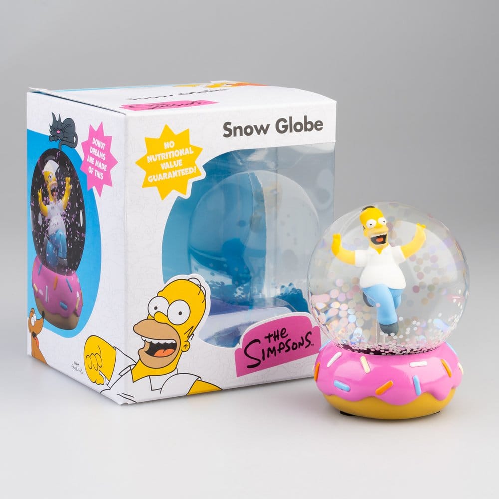 Die Simpsons Schneekugel Homer Simpson Donut 10 cm - Preorder - ETA: 25.11.2026