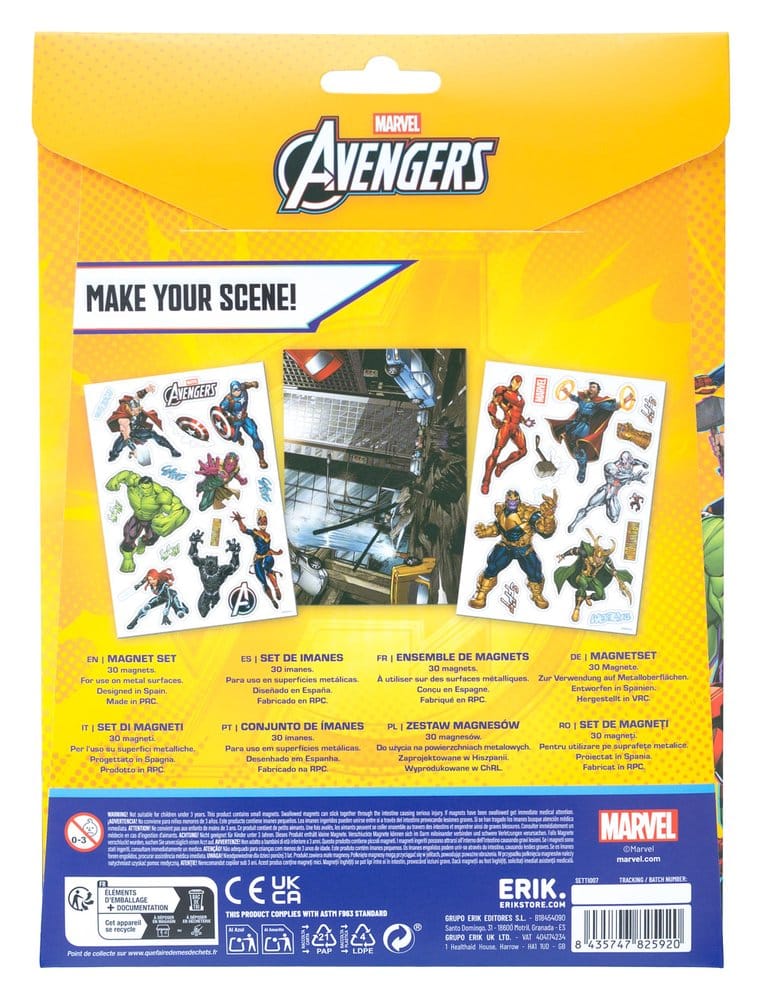 Marvel Stanzmagnet-Set Avengers  - Preorder - ETA: 26.10.2026