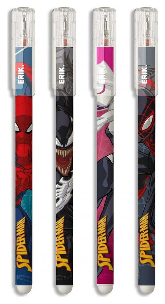 Spider-Man Radierbarer Stift 4er Set - Versand: 7 Tage nach Bestellung