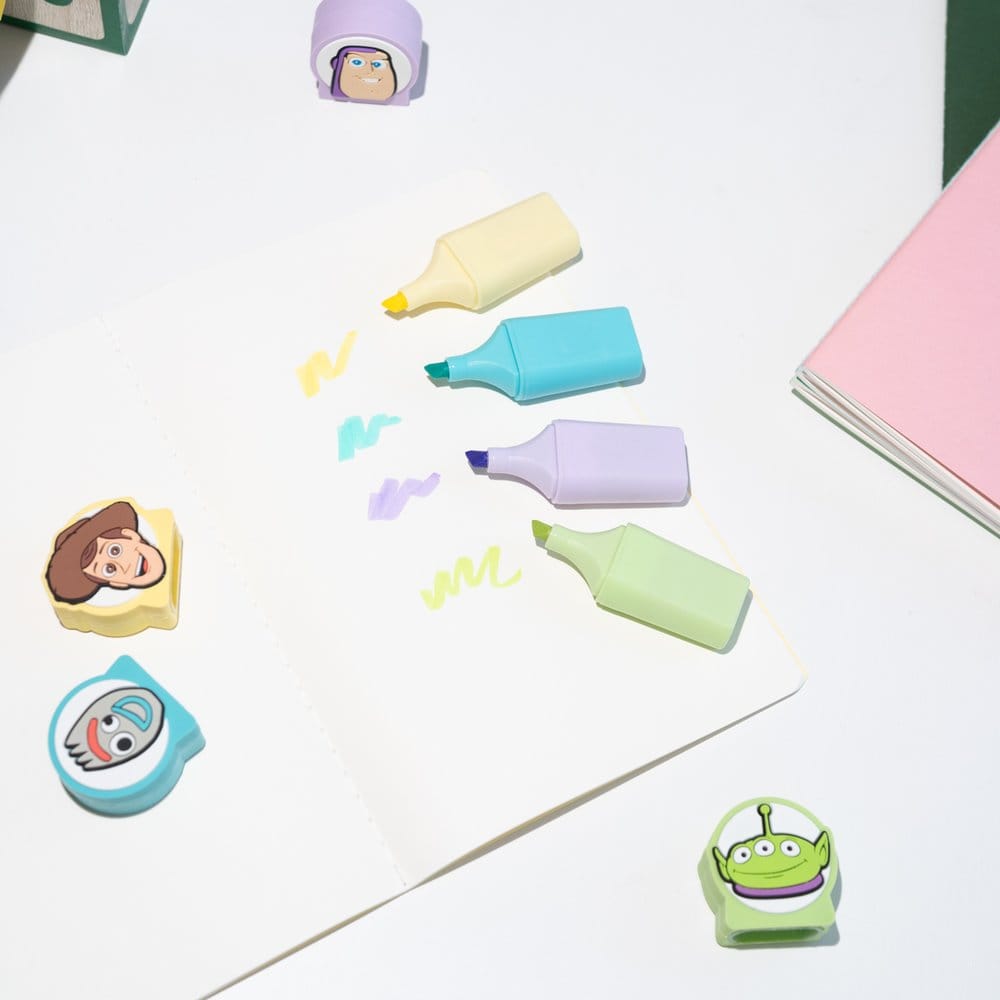 Toy Story Textmarker mit Toppern 4er Set - Preorder - ETA: 08.08.2026