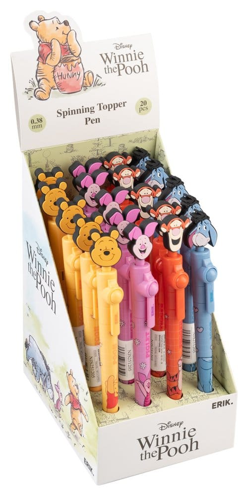 Winnie the Pooh 100. Jubiläum Stifte mit drehbarem Aufsatz Display (20) - Preorder - ETA: 25.06.2026