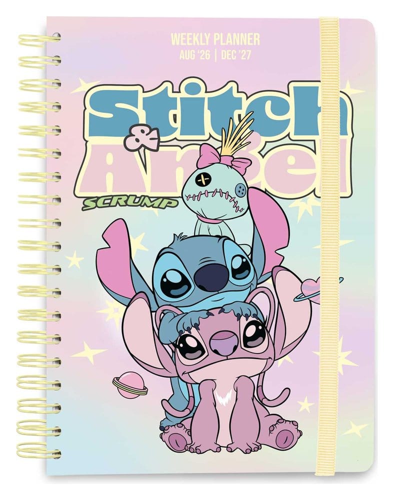 Disney Terminkalender Wochenplaner  2026/2027 Stitch and Angel A5 - Versand: 7 Tage nach Bestellung