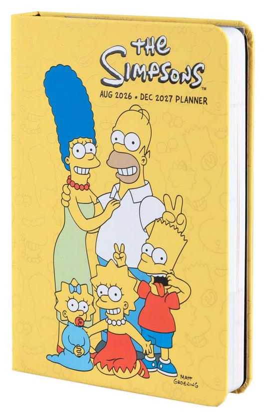 Die Simpsons Akademischer Planer 2026/27 A6 *Englische Version* - Versand: 7 Tage nach Bestellung