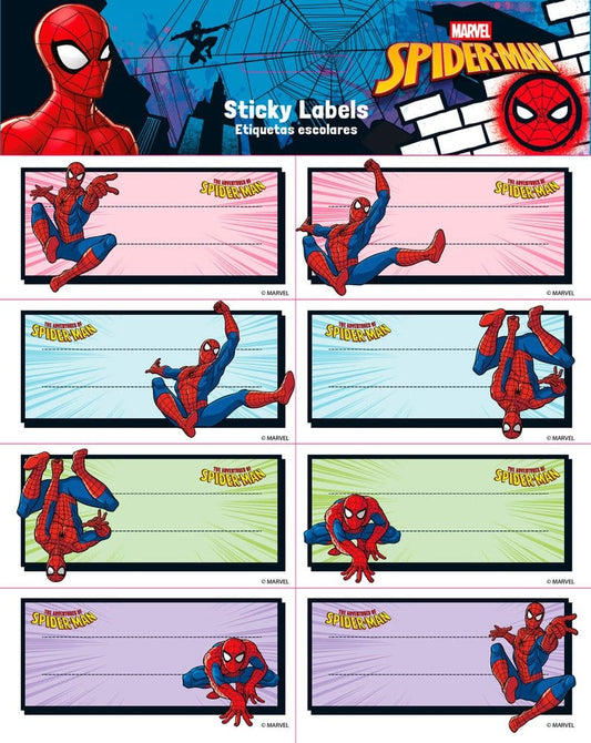 Spider-Man Selbstklebende Etiketten - Preorder - ETA: 08.10.2026