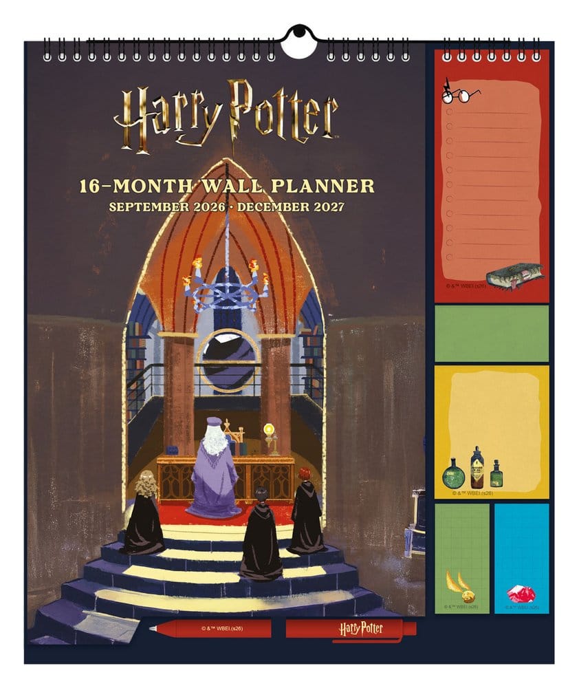 Harry Potter Wand-Planer 2026/27 30 x 34 cm - Preorder - ETA: 25.07.2026