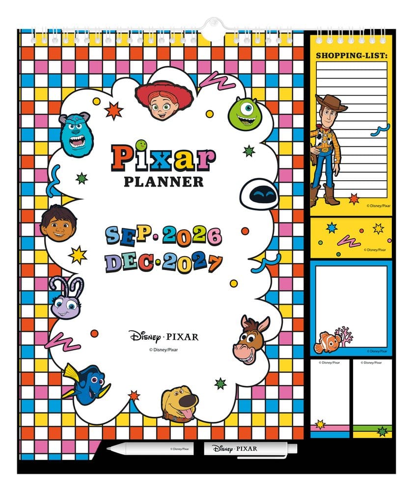 Disney Pixar Wand-Planer 2026/27 30 x 34 cm - Preorder - ETA: 25.07.2026