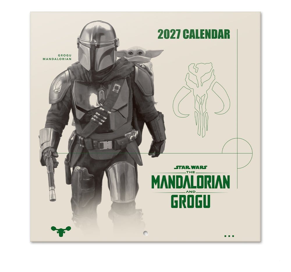 Star Wars The Mandalorian and Grogu Wandkalender 2027 30 x 30 cm - Preorder - ETA: 08.11.2026